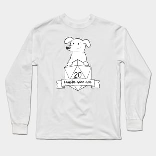 Smaller Print - Lawful Good Girl Long Sleeve T-Shirt